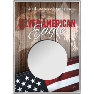 Patriotic Flag & Eagle SAE Gift Holder - Product Packaging [Add $4.00]